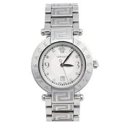 Versace Mother Of Pearl Stainless Steel Reve 68Q99SD498-S099 Women's Wristwatch 35 Mm For Women