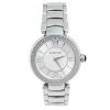 Versace Silver Stainless Steel Leda VNC030014 Women's Wristwatch 38 Mm For Women