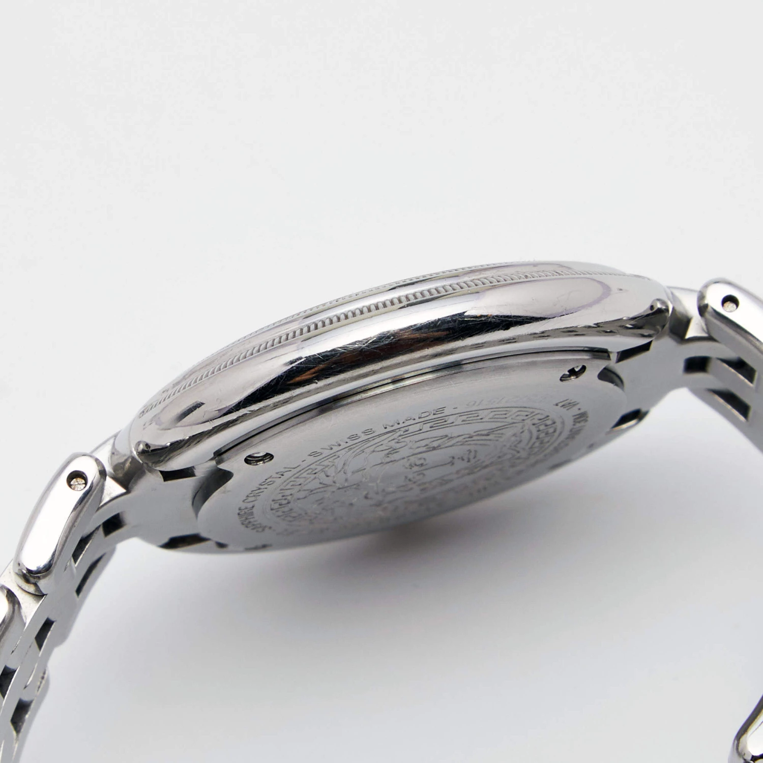 Versace Silver Stainless Steel Thea VA7 Women's Wristwatch 39 Mm For Women - Image 7