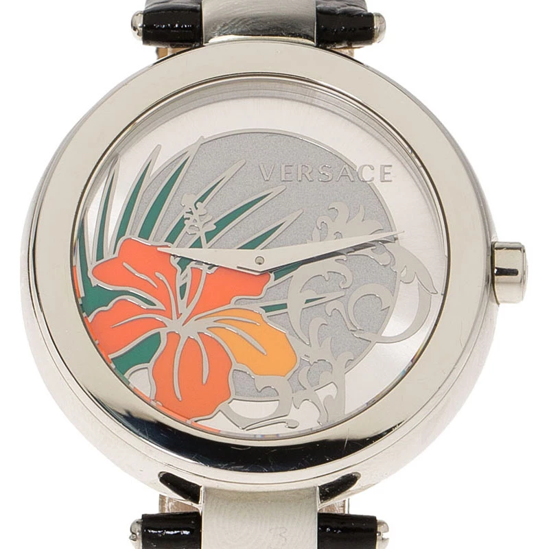 Versace Silver Stainless Steel Women's Wristwatch 38MM For Women - Image 3