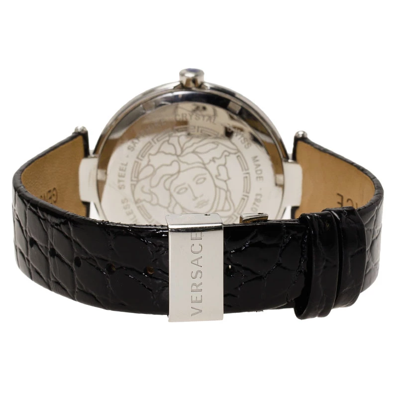 Versace Silver Stainless Steel Women's Wristwatch 38MM For Women - Image 5