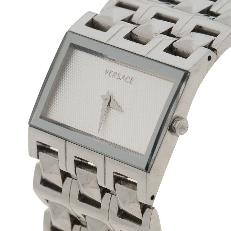 Versace White Stainless Steel 75Q Women's Wristwatch 32MM For Women - Image 2