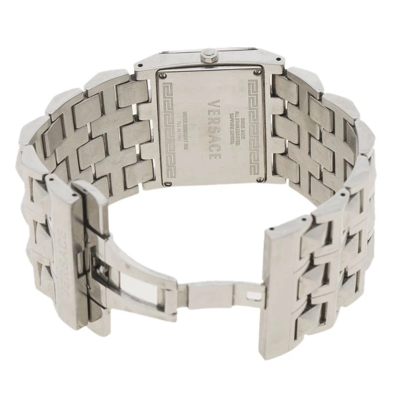 Versace White Stainless Steel 75Q Women's Wristwatch 32MM For Women - Image 4