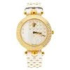 Versace White Gold Tone Stainless Steel VK7010013 Vanitas Women's Wristwatch 40MM For Women